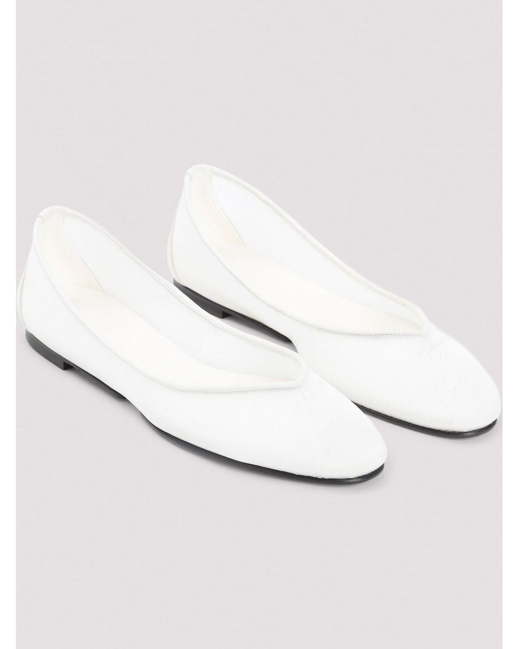 Jacquemus White Ballerinas