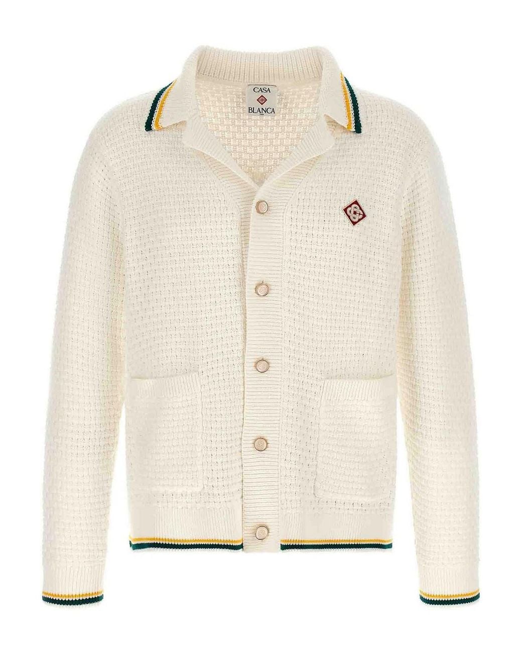 Casablanca Natural Cotton Cardigan for men