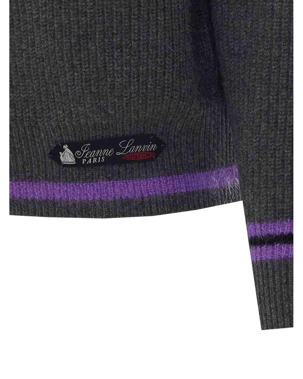 Lanvin Gray Sweater for men