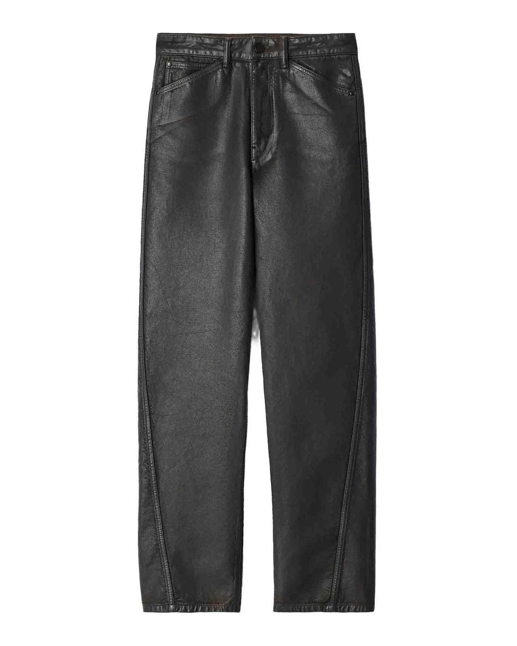 Lemaire Gray Five Pockets Twisted Trousers
