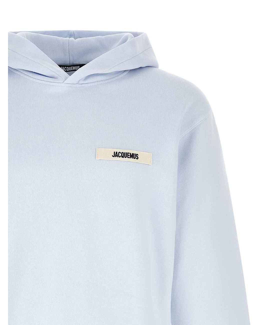 Jacquemus Blue Le Hoodie Gros Grains Sweatshirt for men