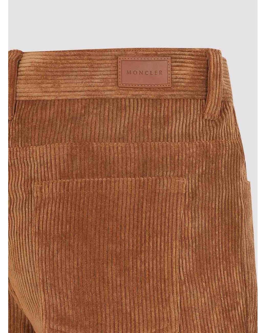 Moncler Brown Corduroy Trousers