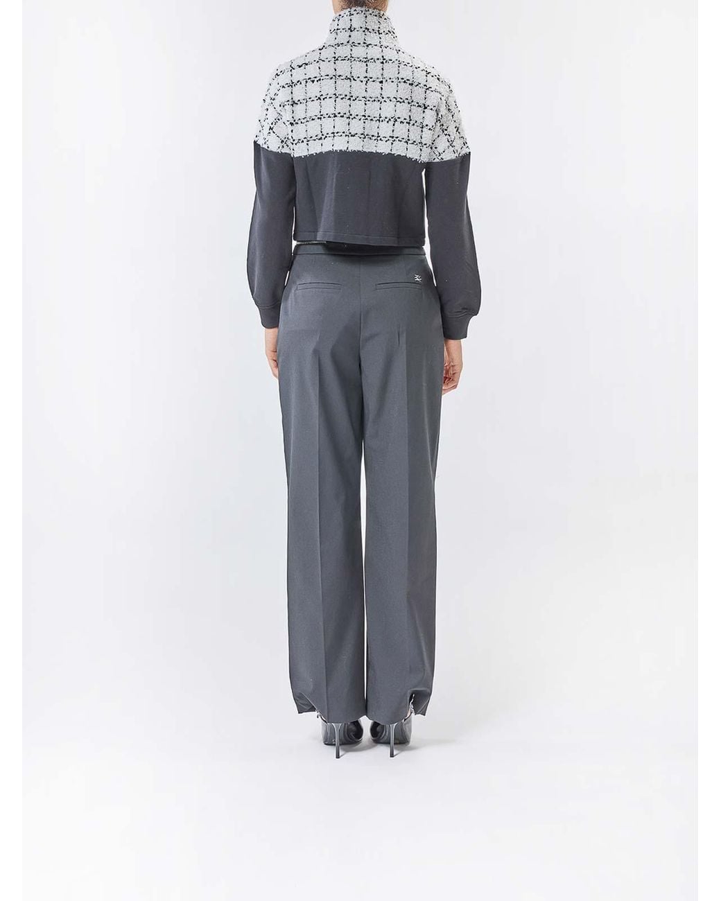 Karl Lagerfeld Blue Boucl Mix Jacket
