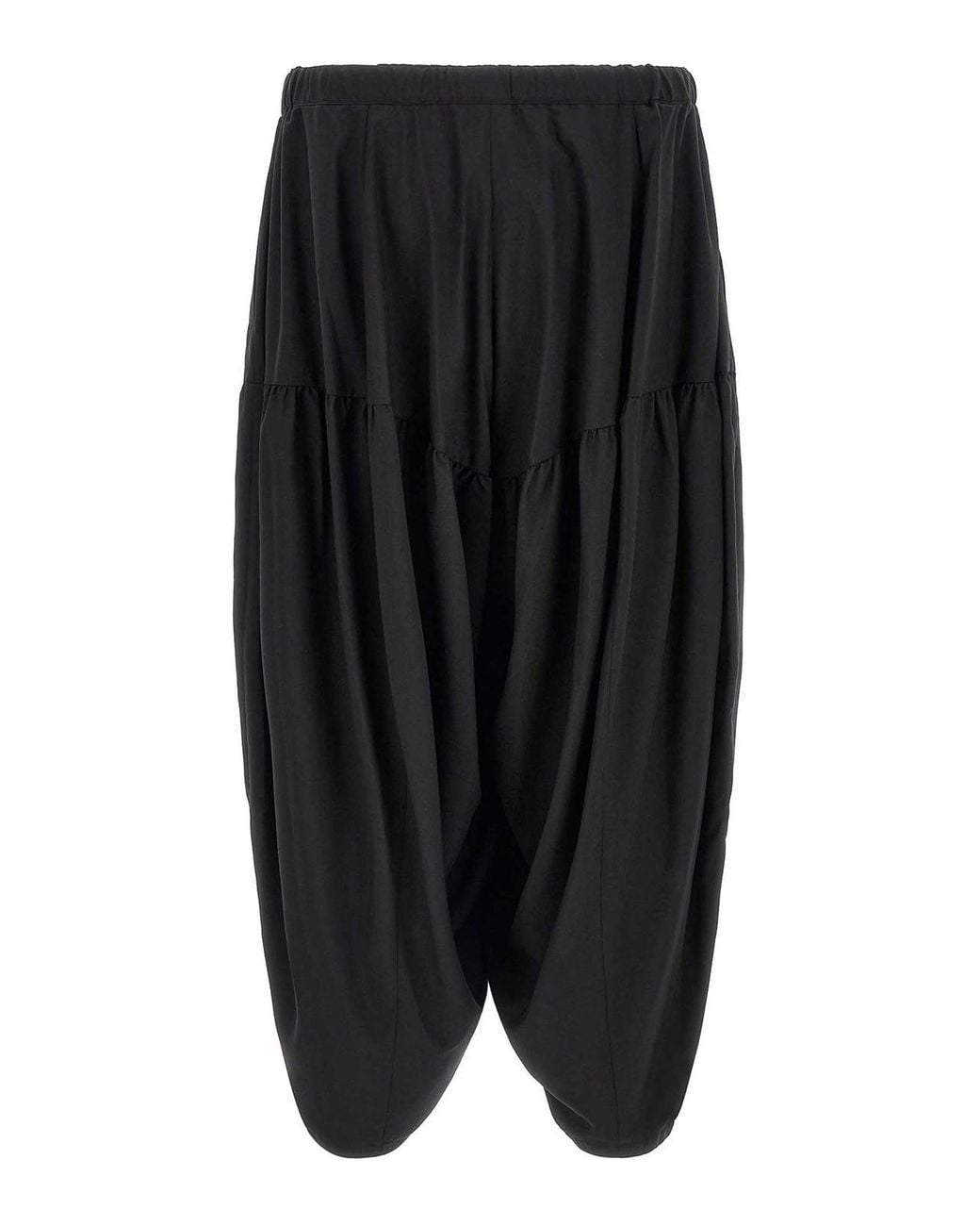 Comme des Garçons Black Barrel Leg Pants for men