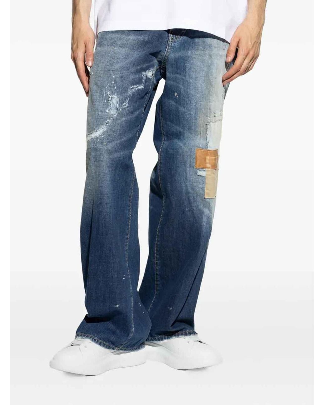 DSquared² Blue Loose Jeans for men