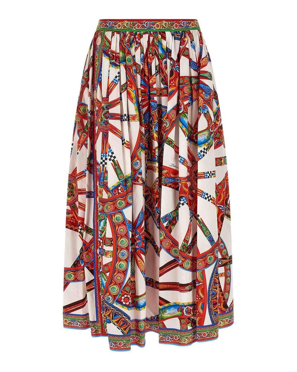 Dolce & Gabbana Red Skirt