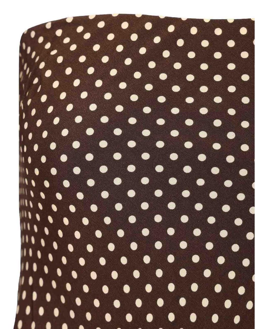 Matteau Brown Bias Column Dress