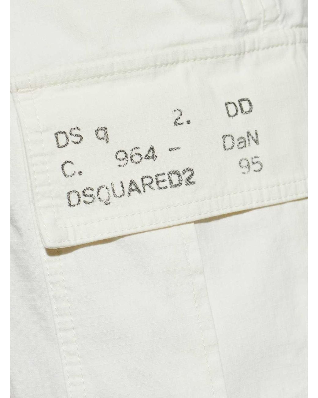 DSquared² White Shorts for men