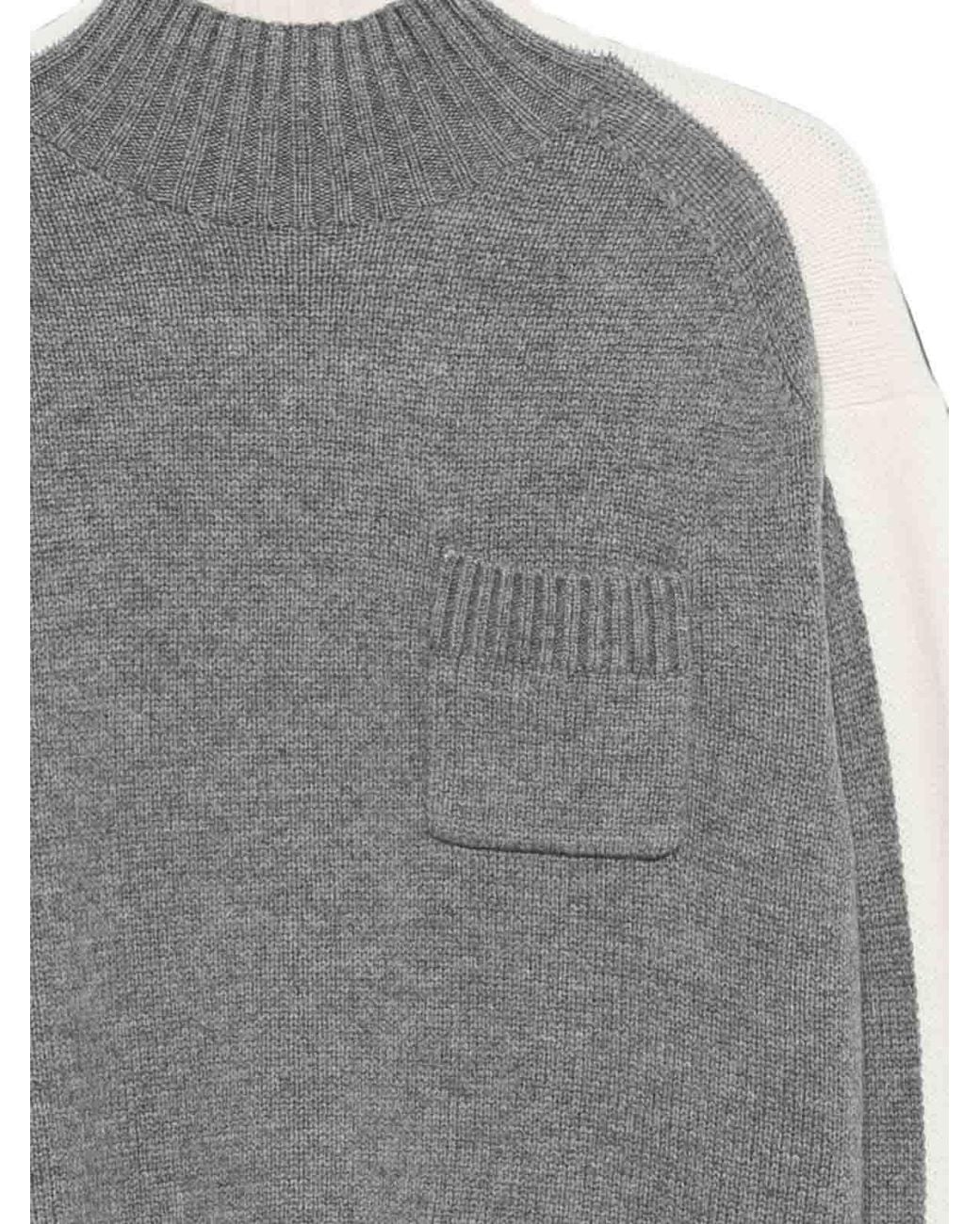 Semicouture Gray Winnie Cashmere Sweater