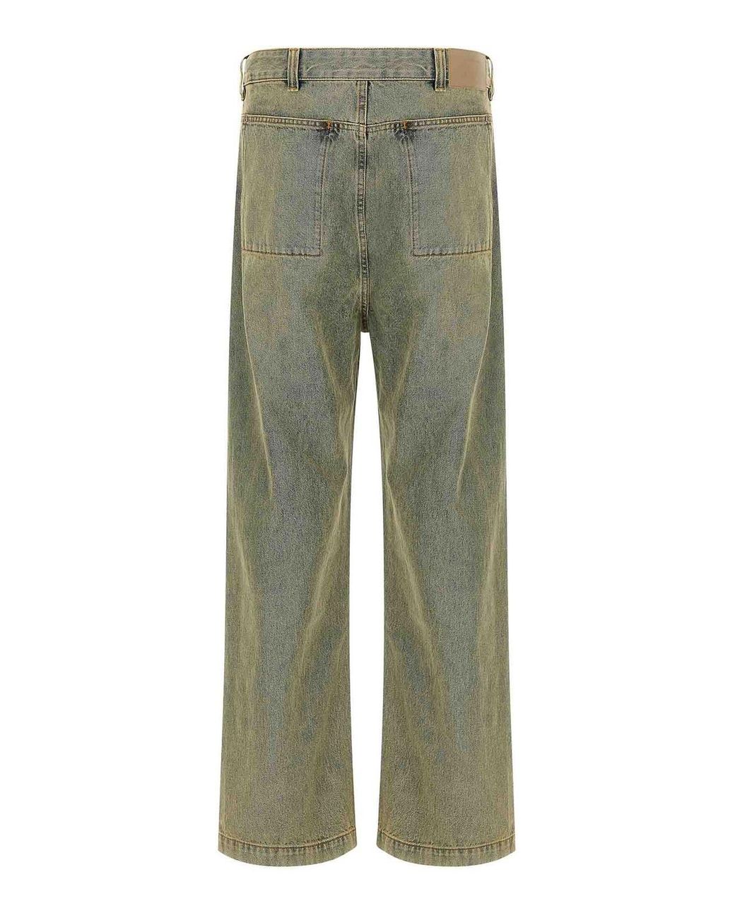 Entire studios Green Gem Surface Wave Jeans