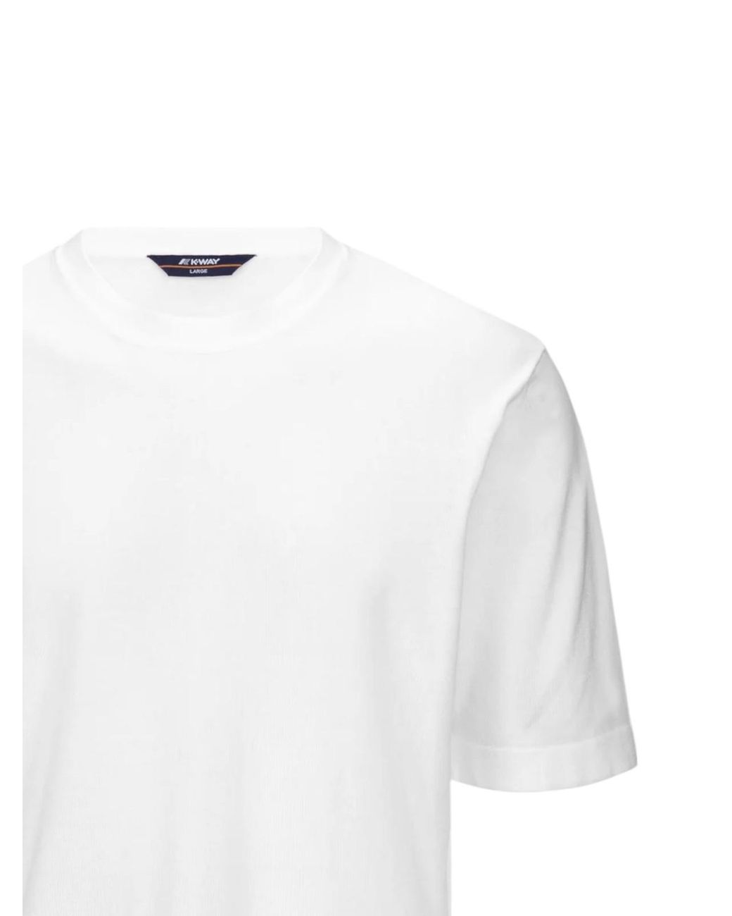 K-Way White T-Shirt for men