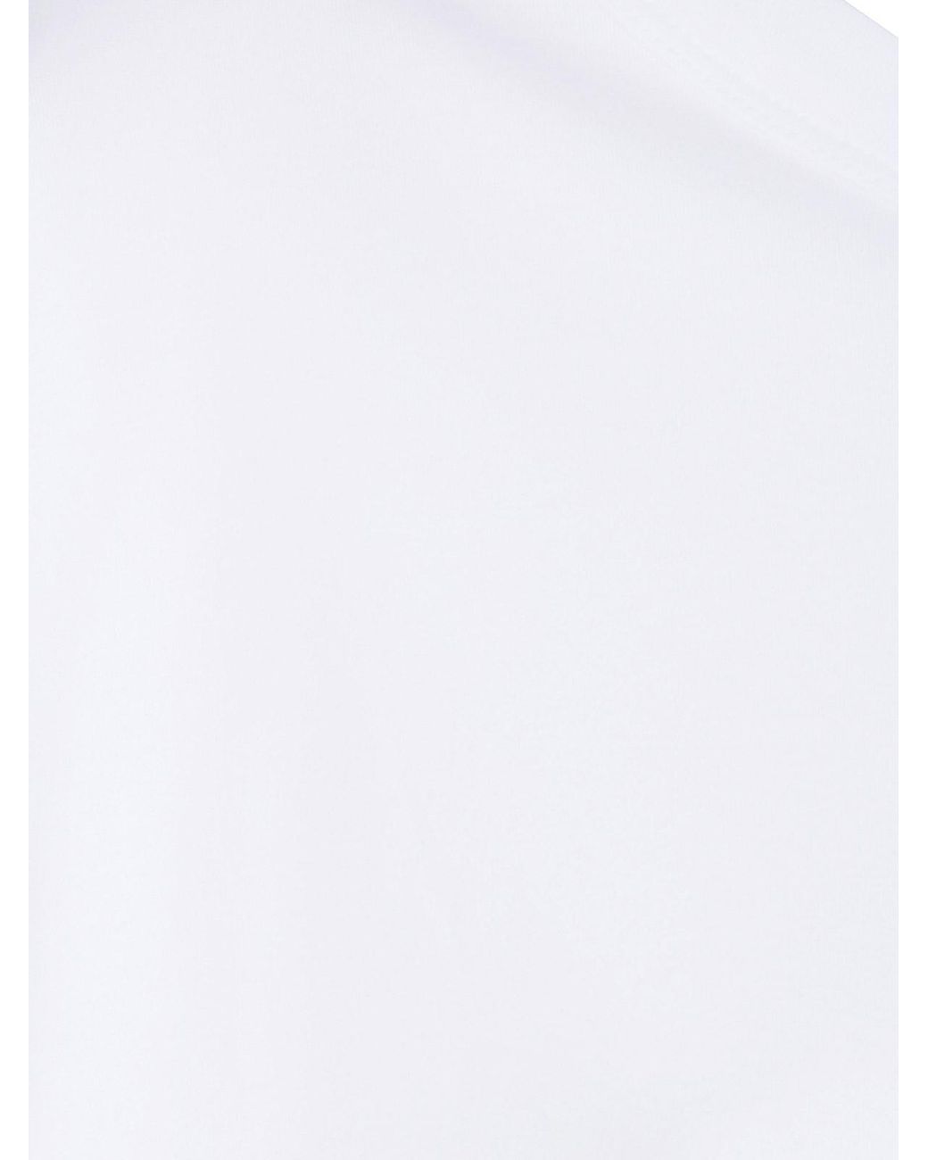 Shirt C-zero White Oversized Boat Neck T-Shirt