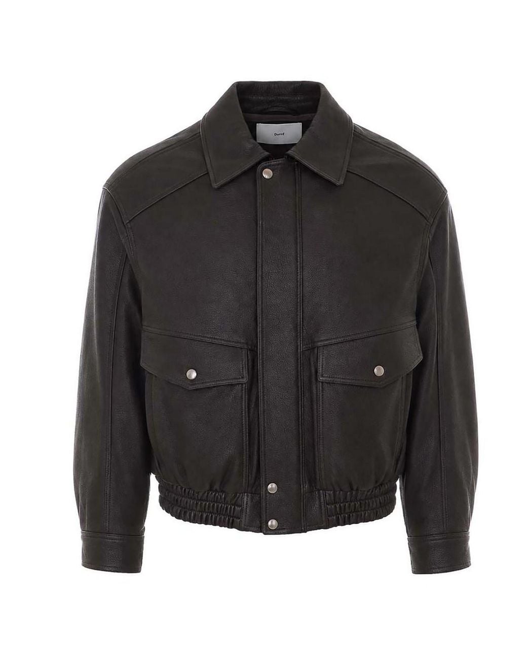 DUNST Black Leather Jacket for men