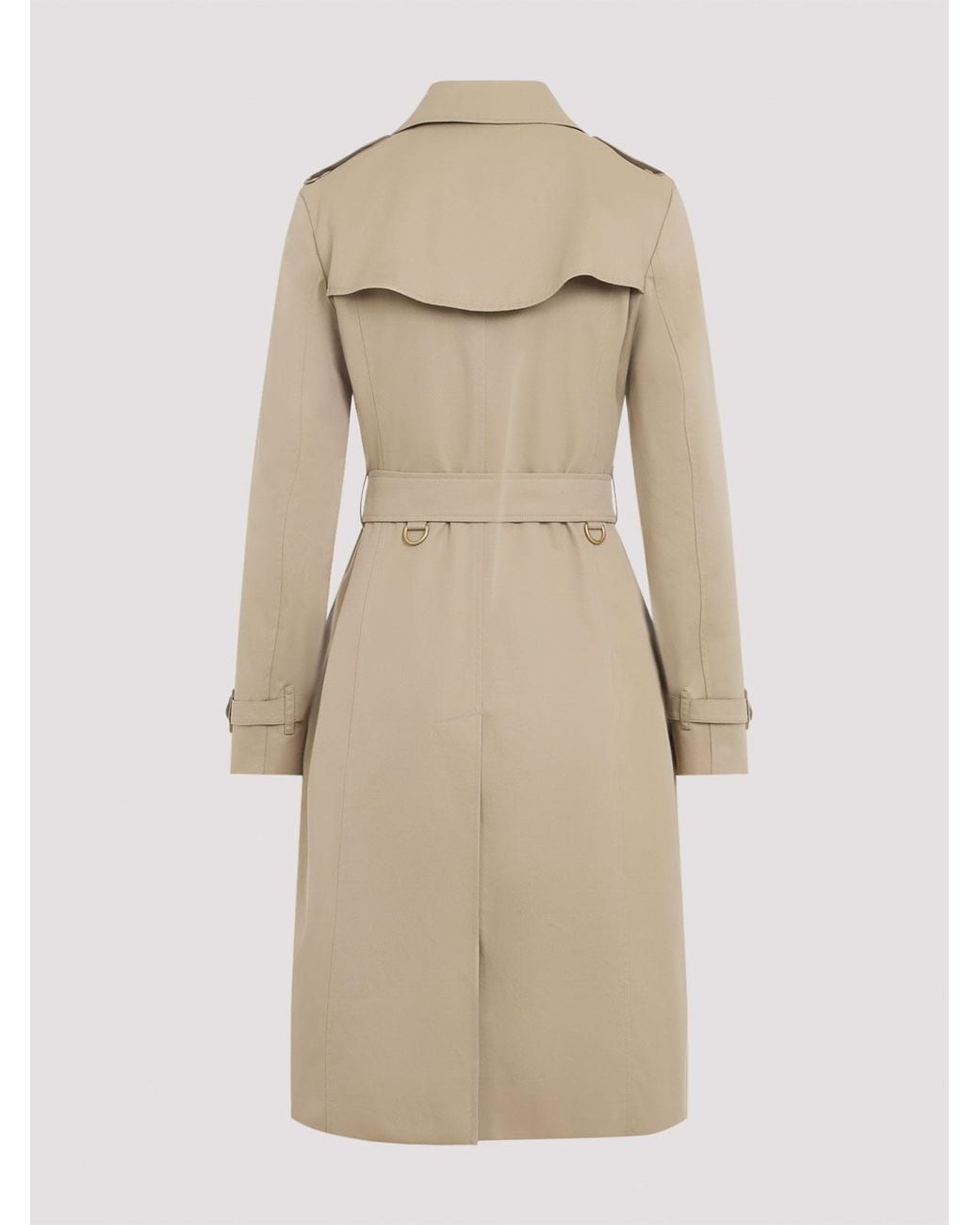 Burberry Natural Chelsea Heritage Belted Trench Coat