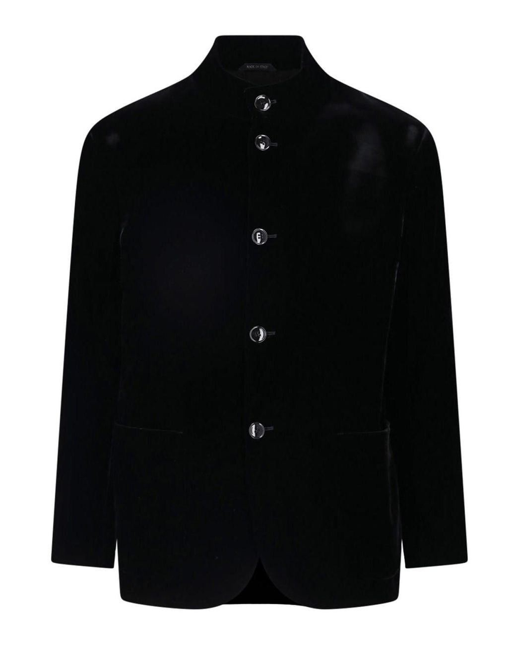 Giorgio Armani Black Velvet Jacket for men
