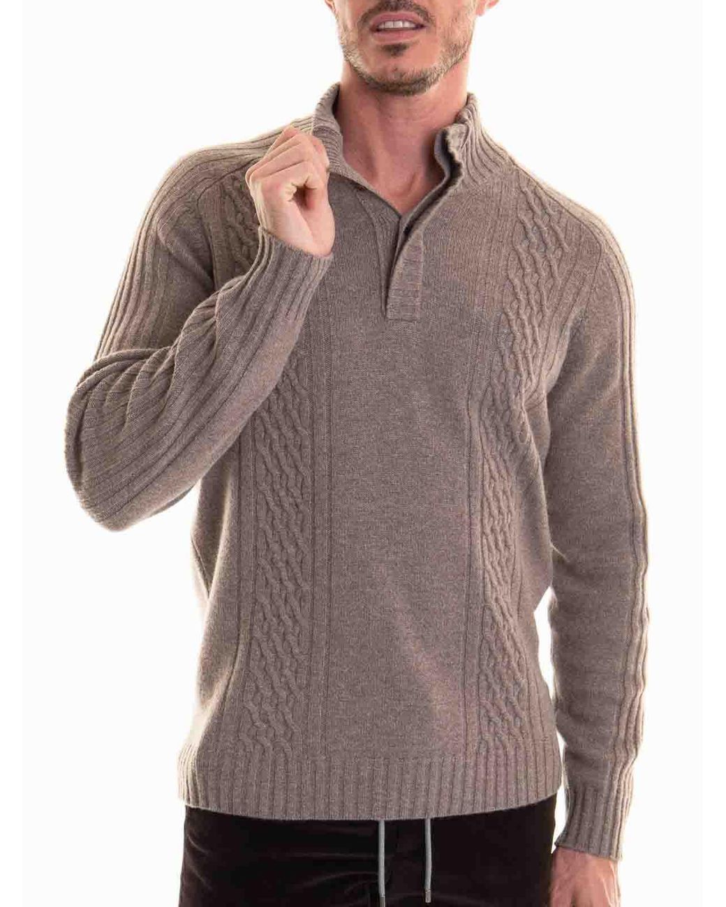 Corneliani Brown Sweater for men