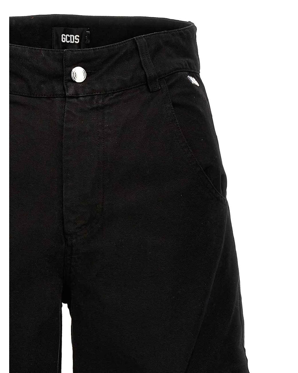 Gcds Black Ultracargo Jeans for men
