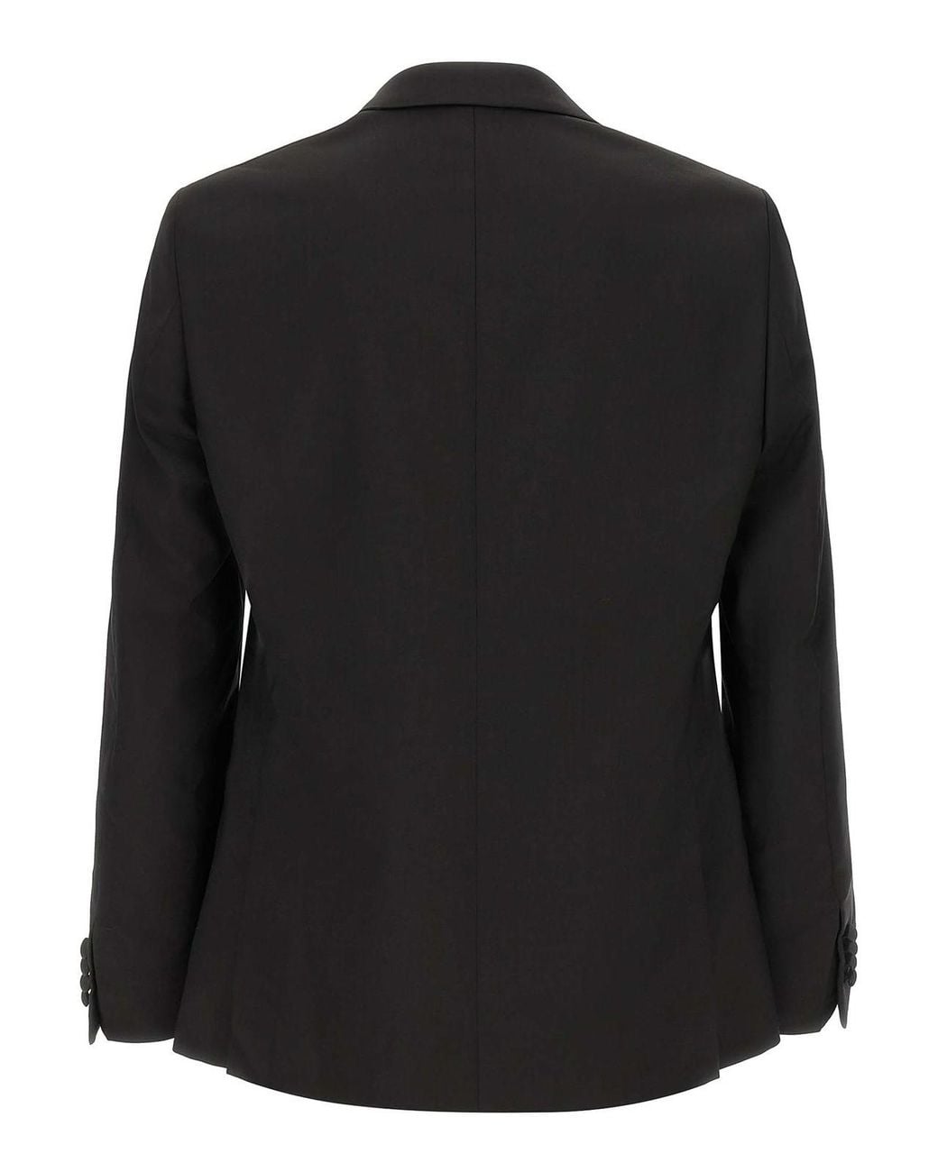 Pal Zileri Black Wool And Satin Dress for men