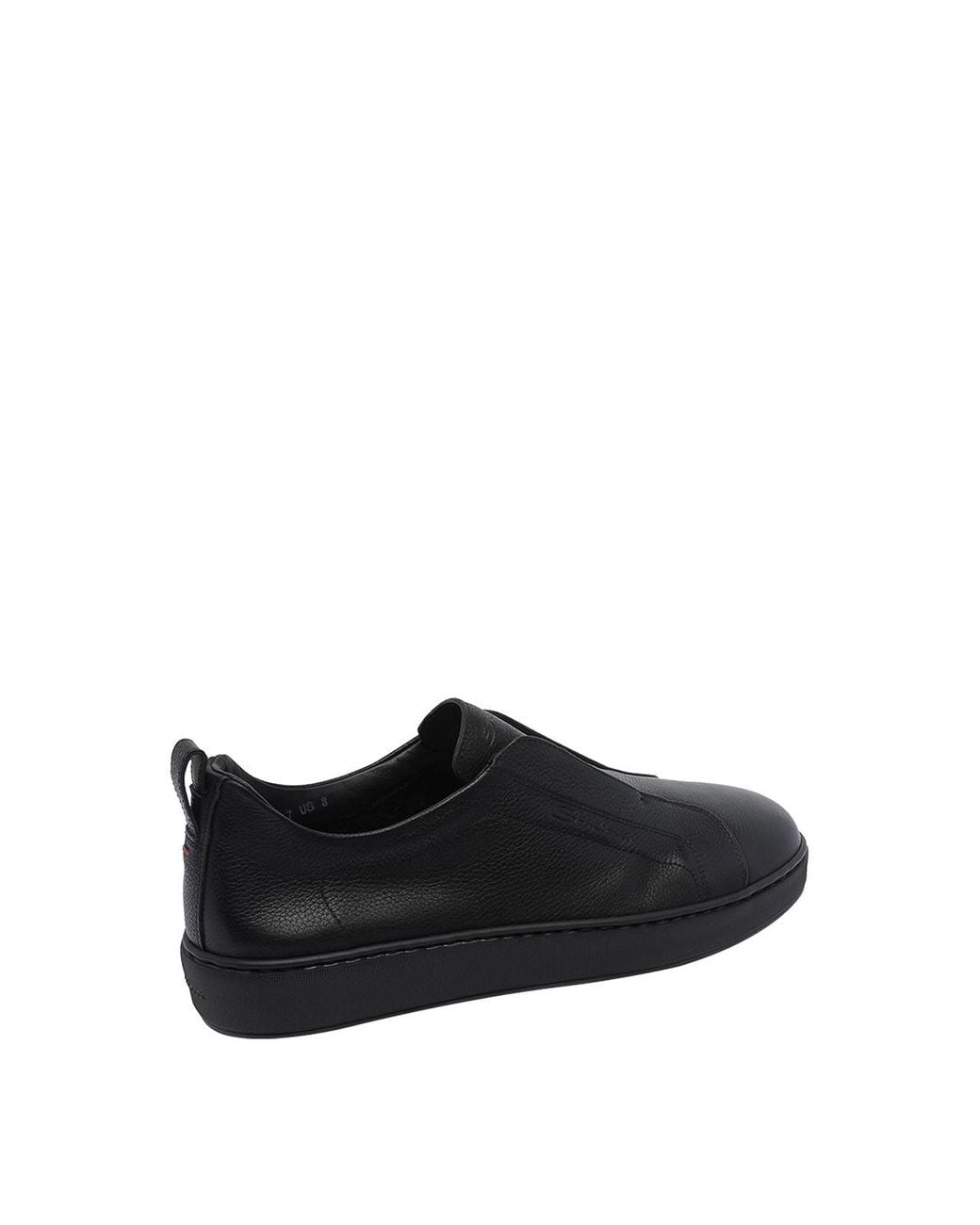 Santoni Black Victory Sneakers for men
