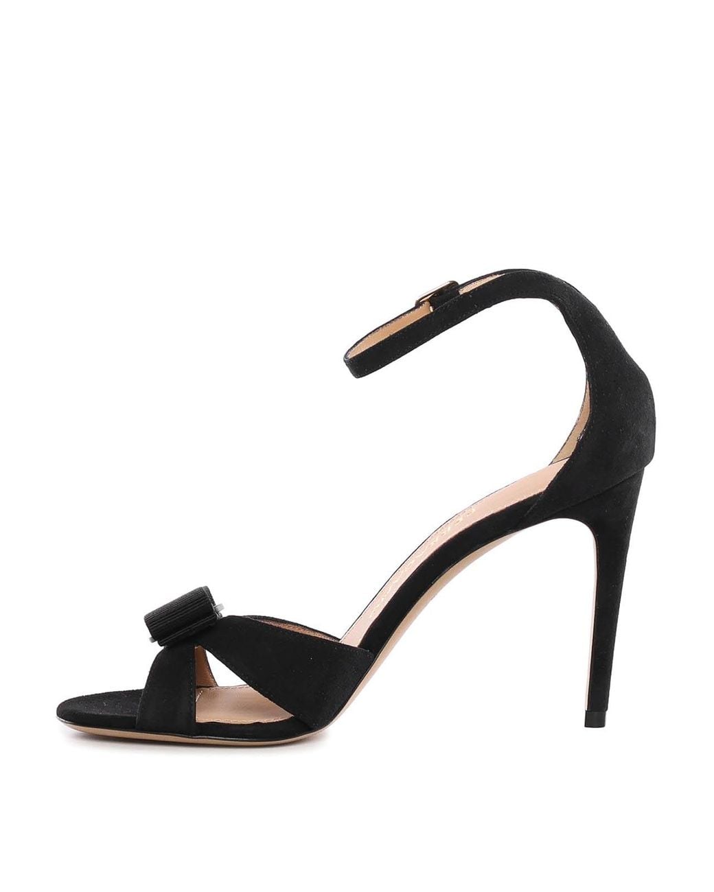 Ferragamo Black Vara Bow Sandal