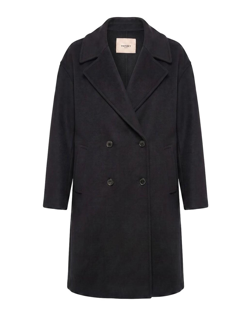 Twinset Black Coat