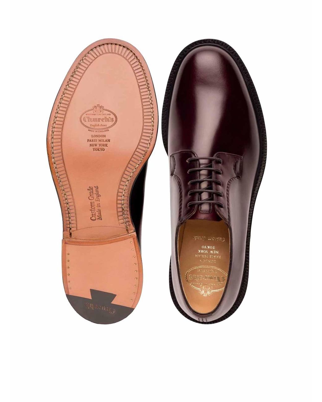 Church's Brown Shannon Lace-Up Shoes for men