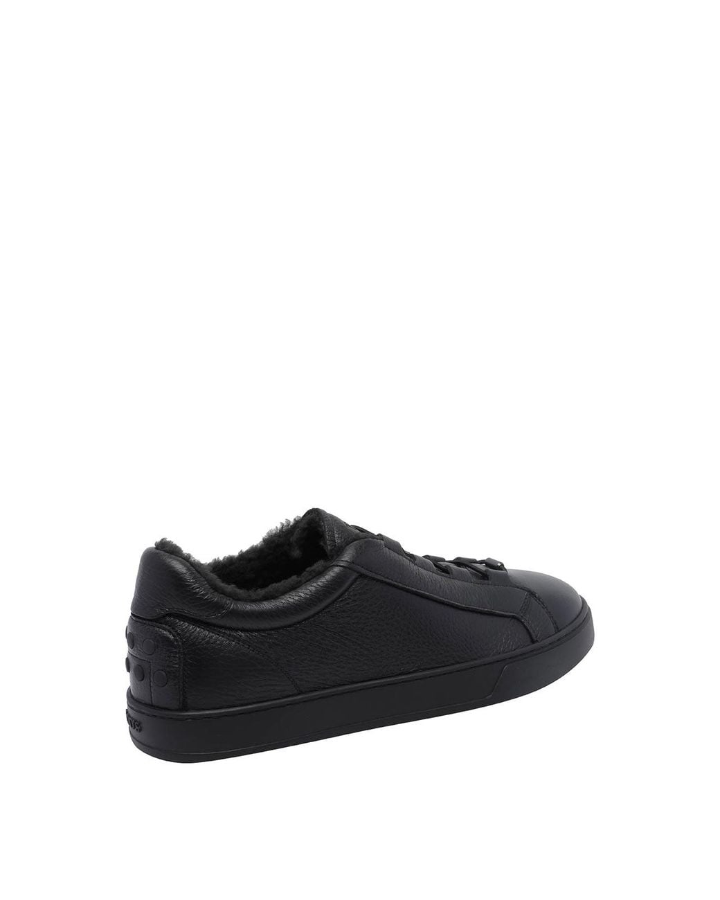Tod's Black Pashmy Suede Sneakers for men
