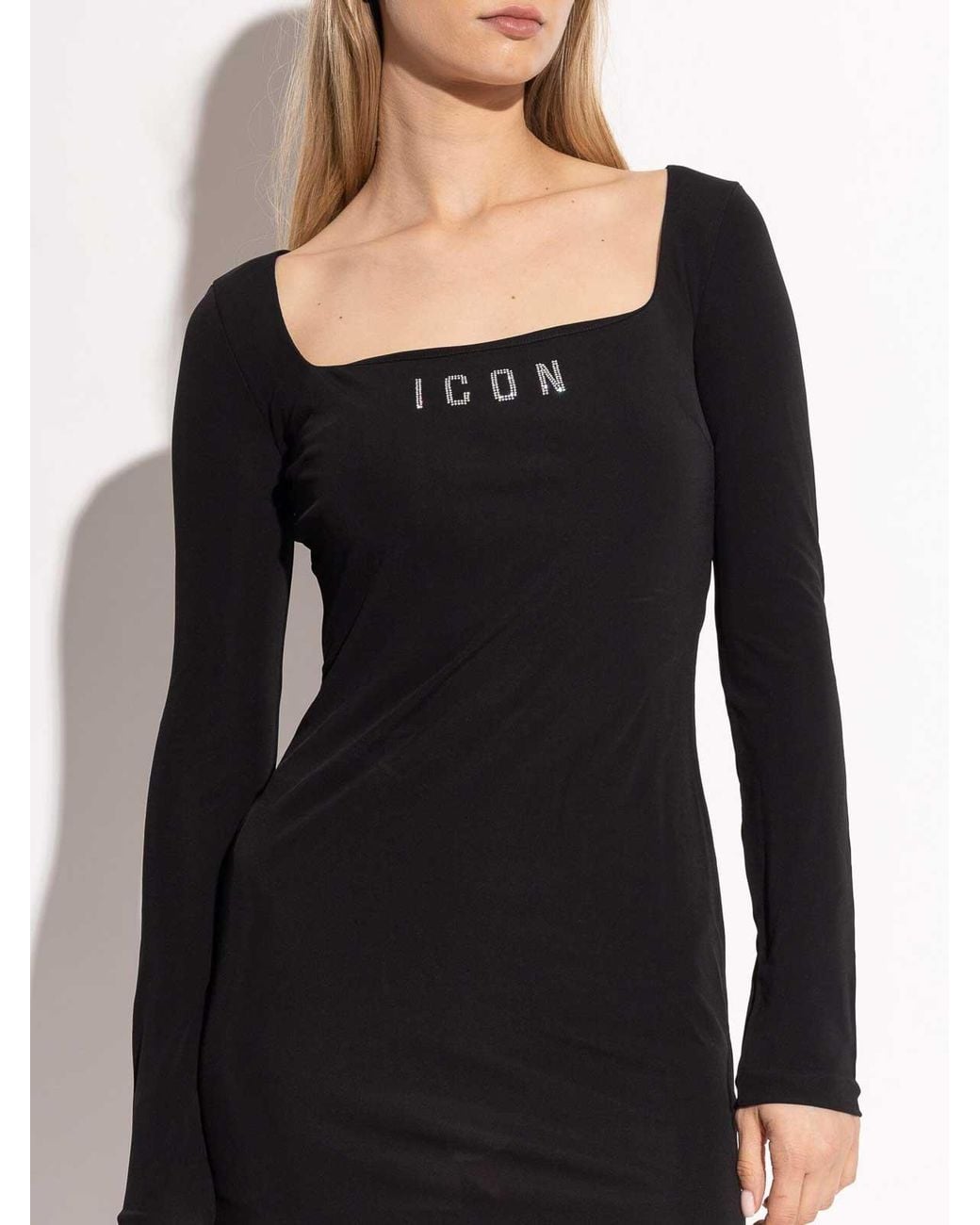 Robe Au Genou DSquared² en coloris Black