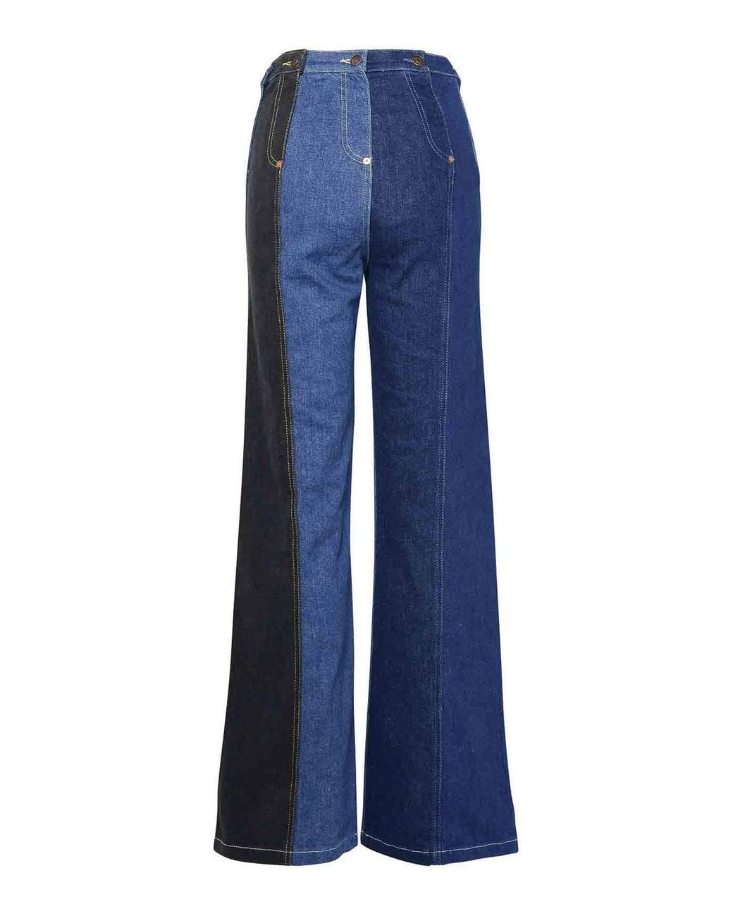 Moschino Blue Wide Jeans