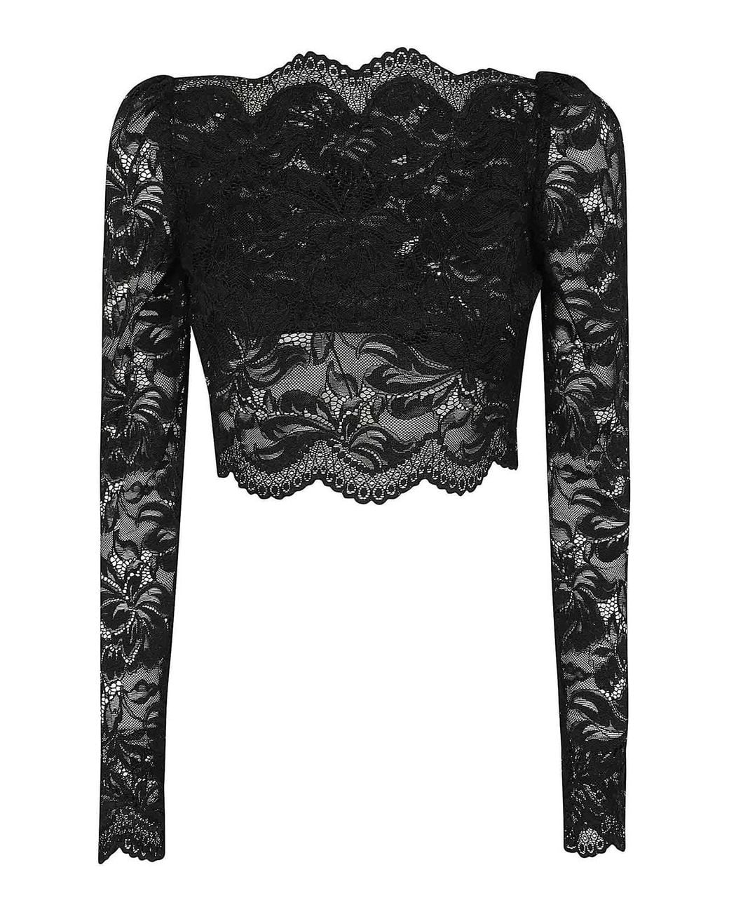 Rabanne Black Laced Top