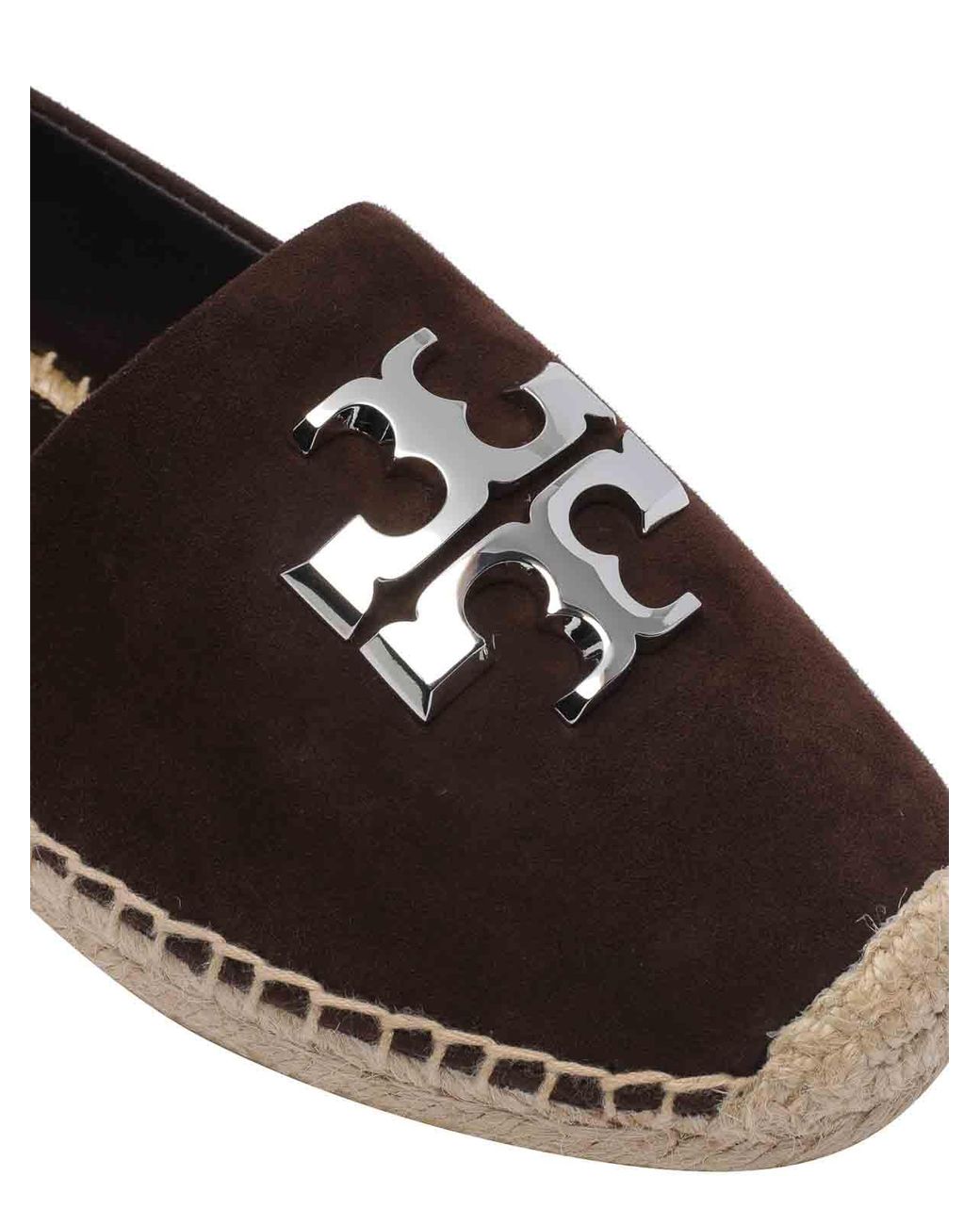 Tory Burch Brown Eleanor Espadrilles
