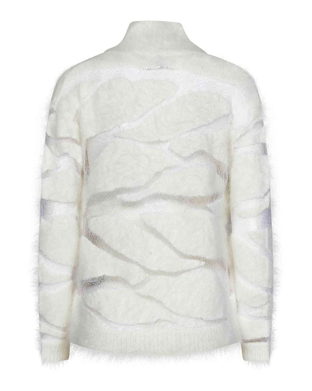 Tom Ford White Rundhalspullover