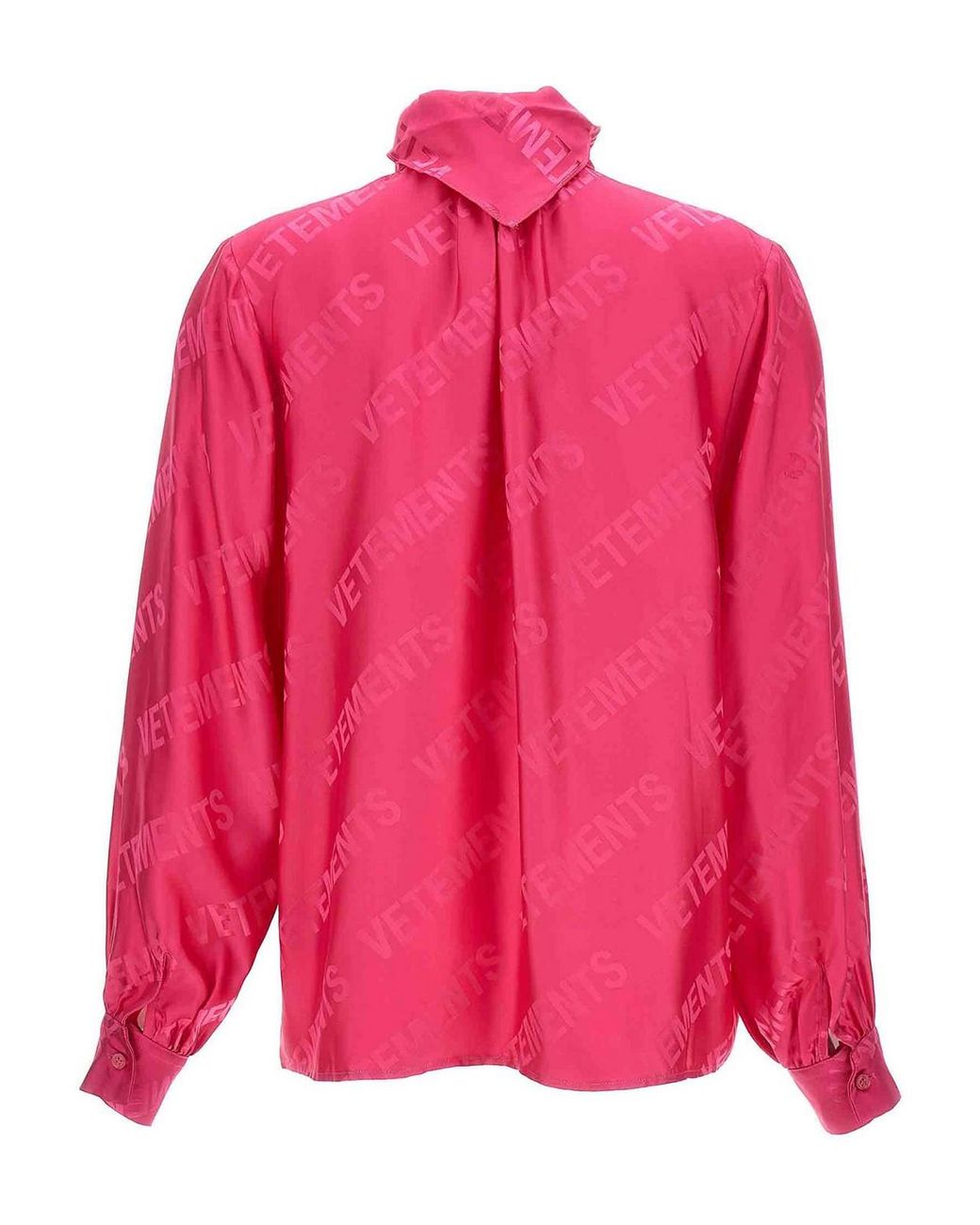 Vetements Pink 'Monogram' Blouse