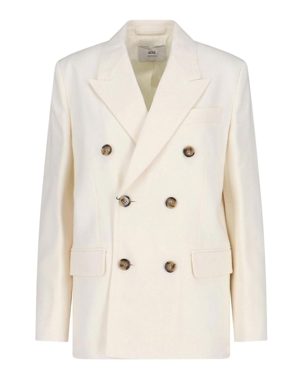 AMI Natural Blazer Doppiopetto