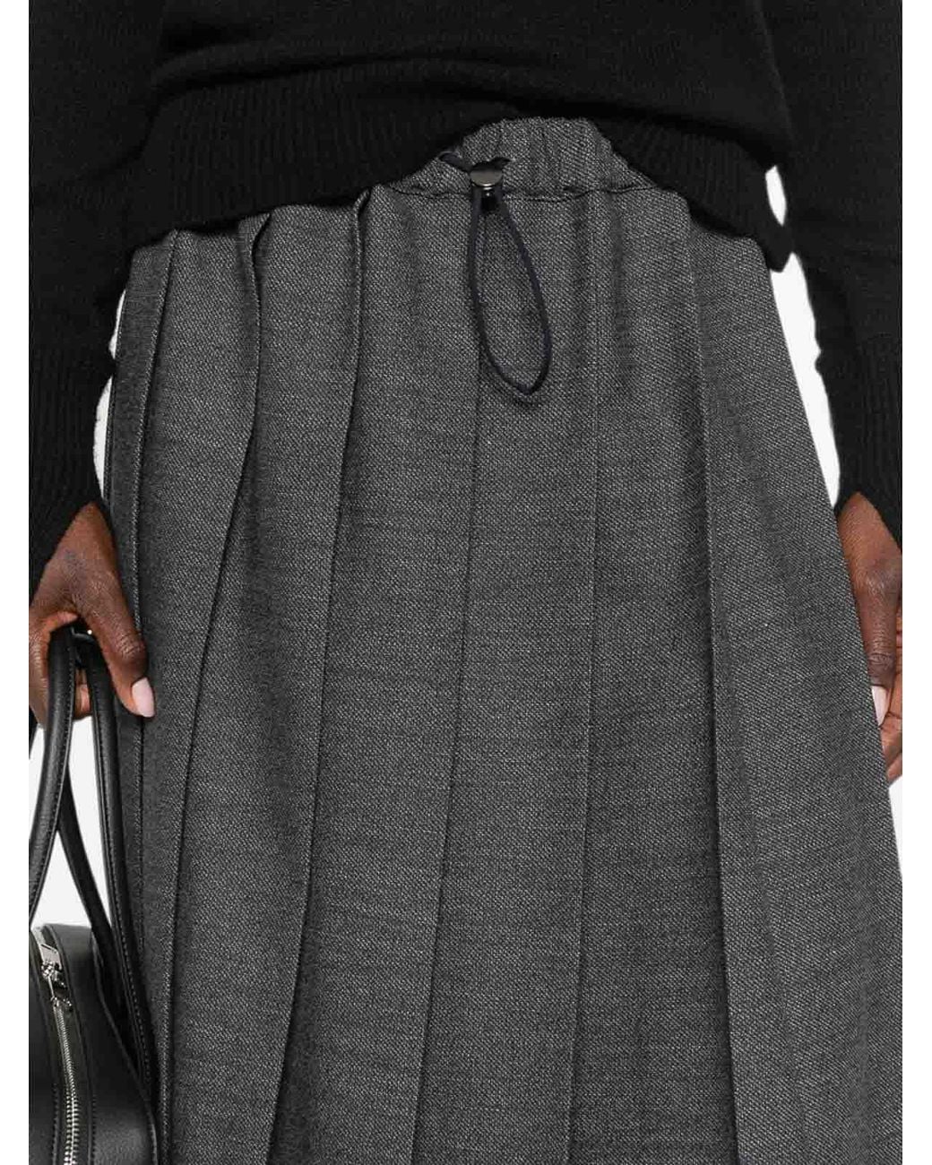 Fabiana Filippi Gray Skirt