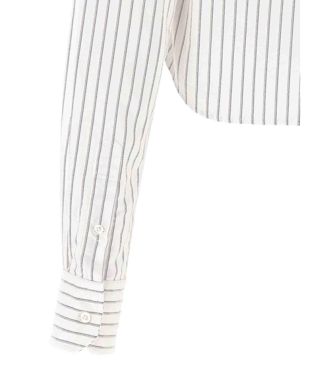Thom Browne White Cropped Shirt