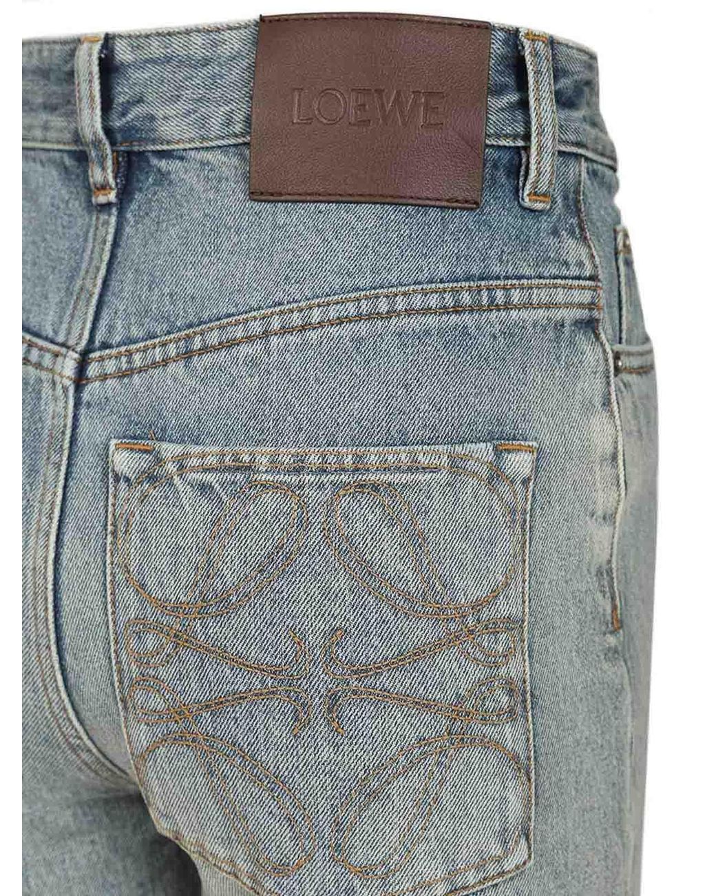 Loewe Gray Denim Jeans