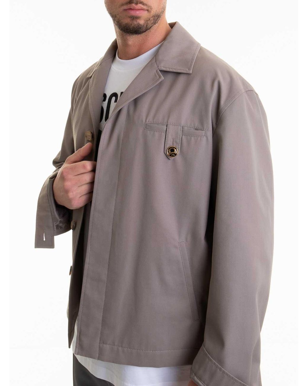 Moschino Brown Jacket for men