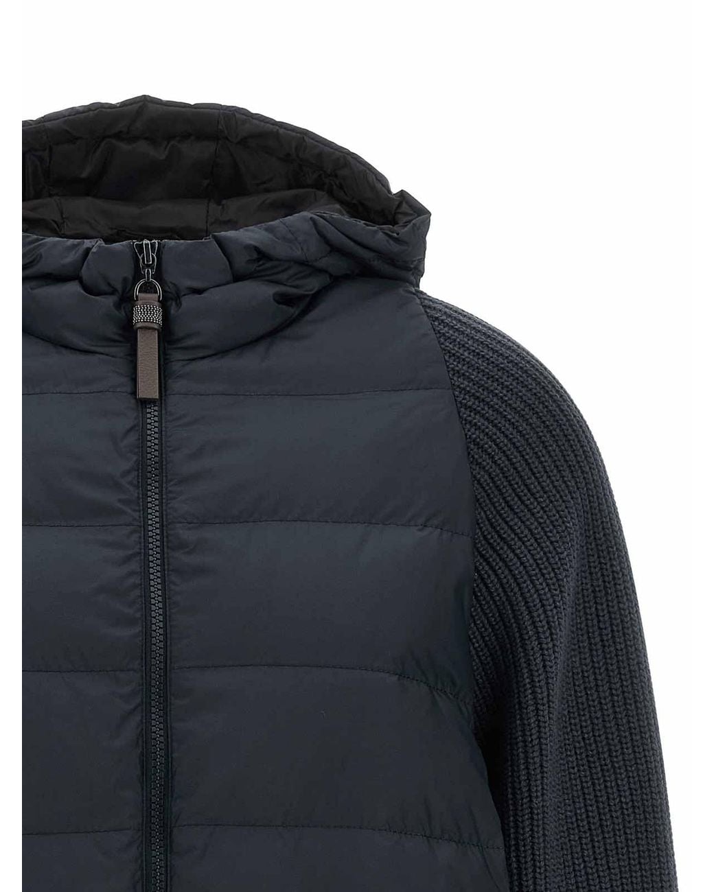 Shiny Zipper Pull Brunello Cucinelli en coloris Blue
