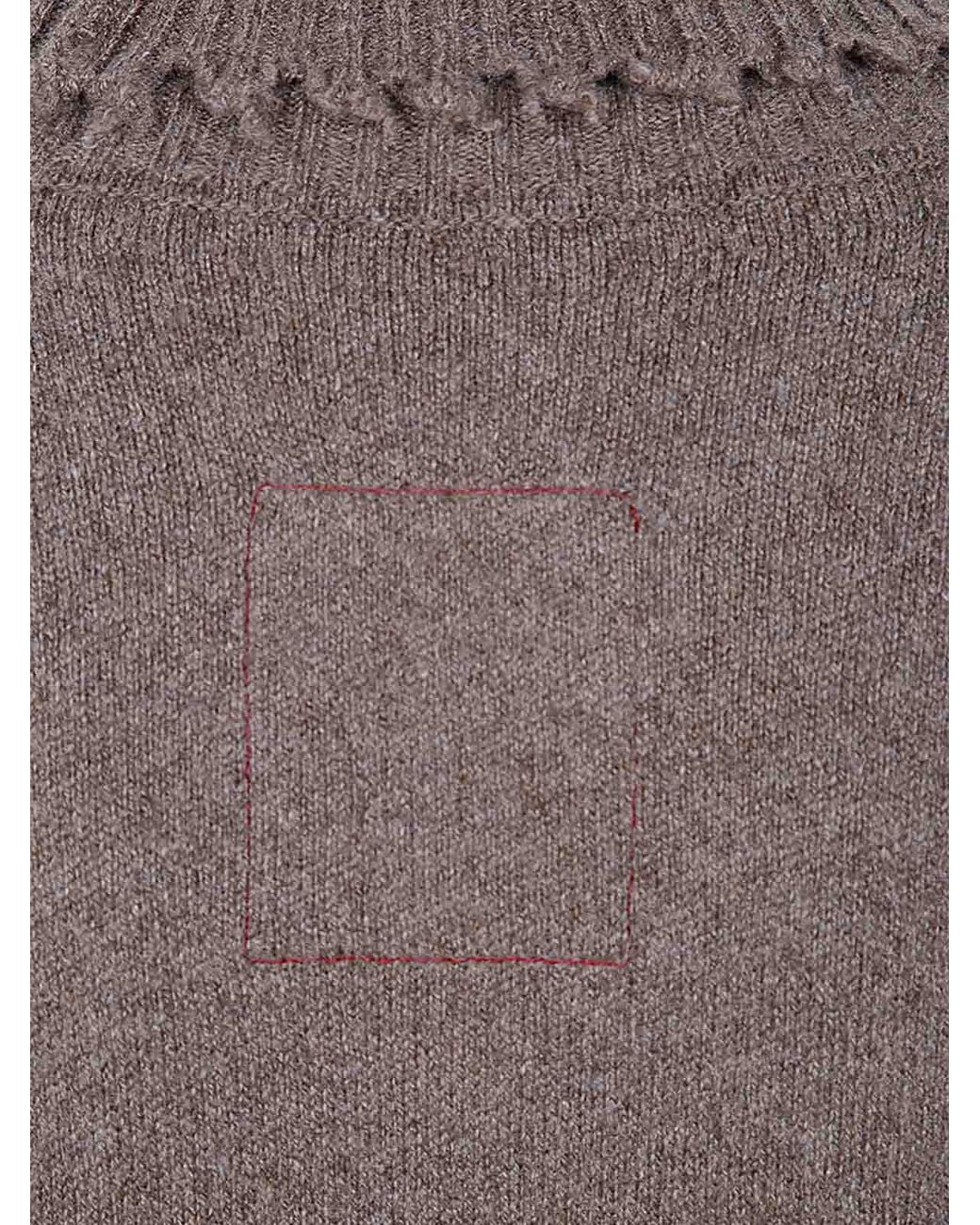 Uma Wang Brown High Neck Top