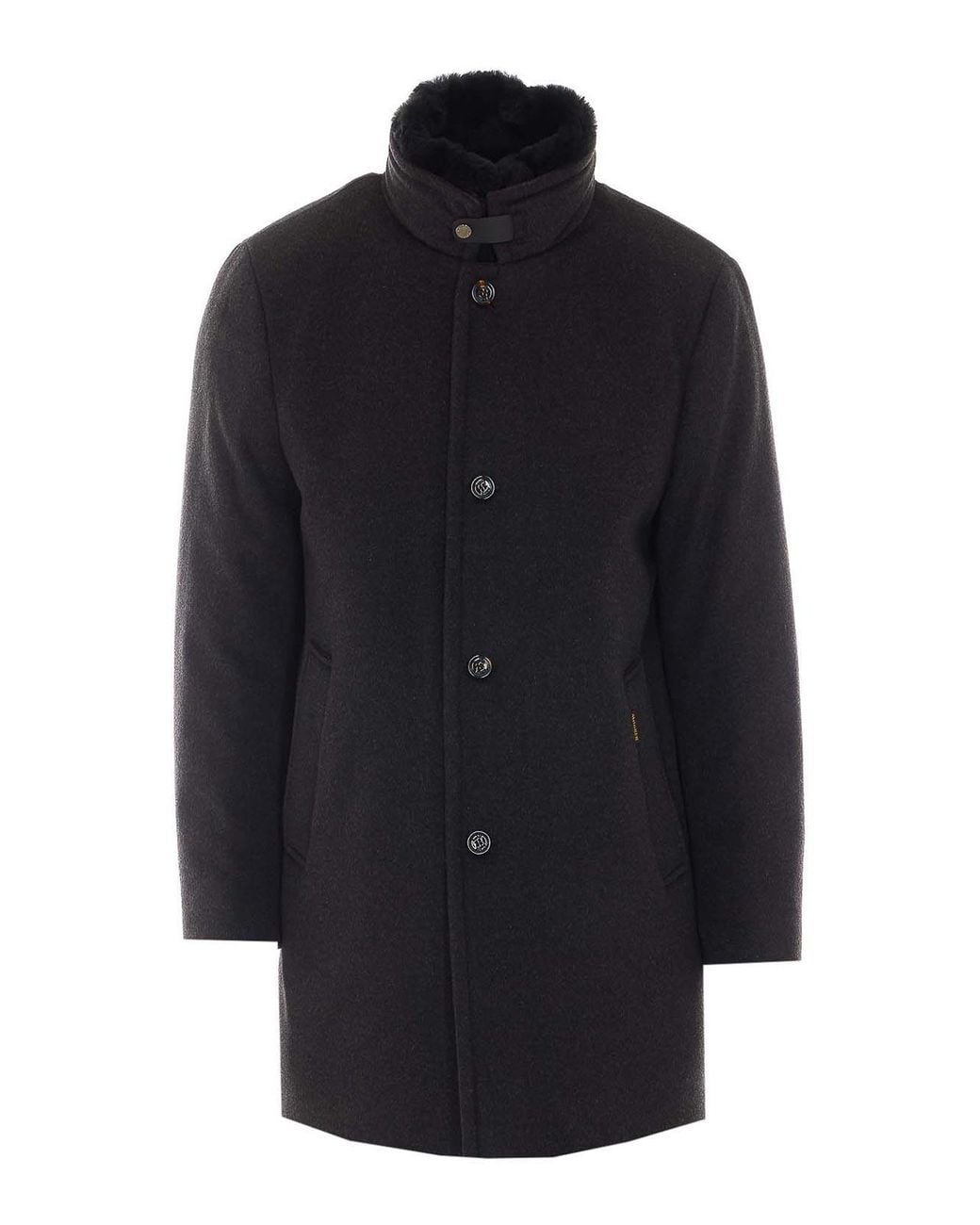 Moorer Blue Moro Bond Fur Coat for men