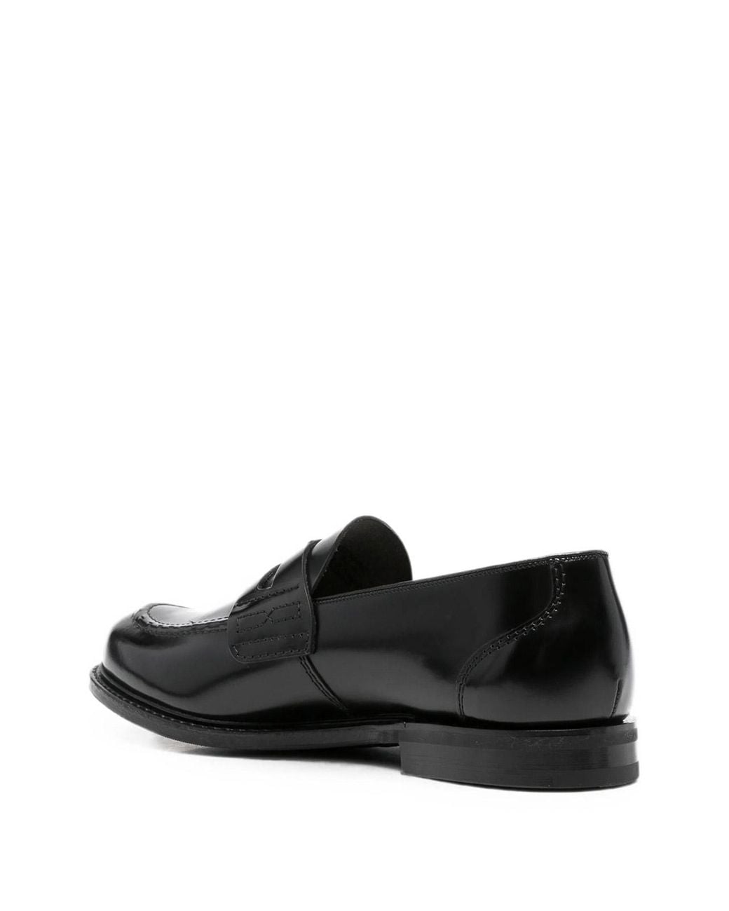 Church's Black Farsley Leather Loafers for men