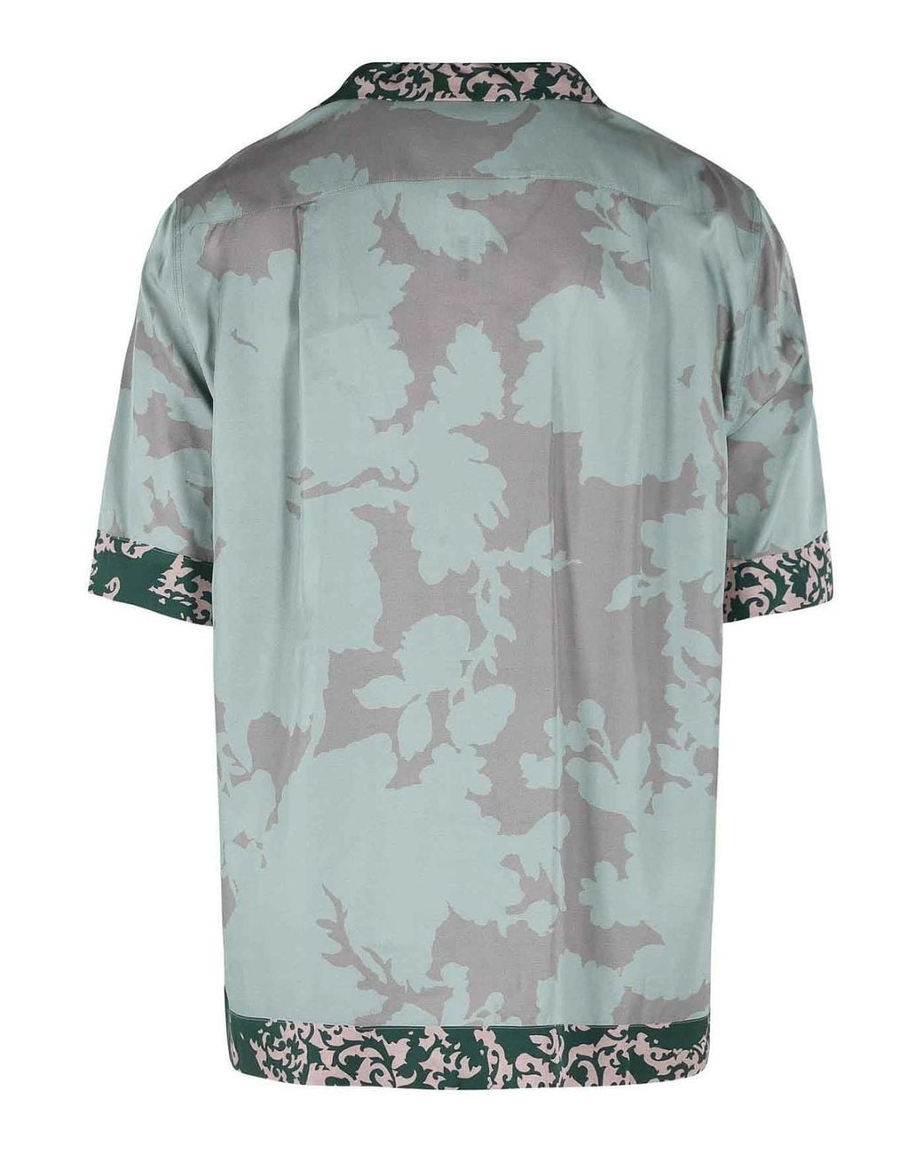 Dries Van Noten Blue Carltone Viscose Shirt for men