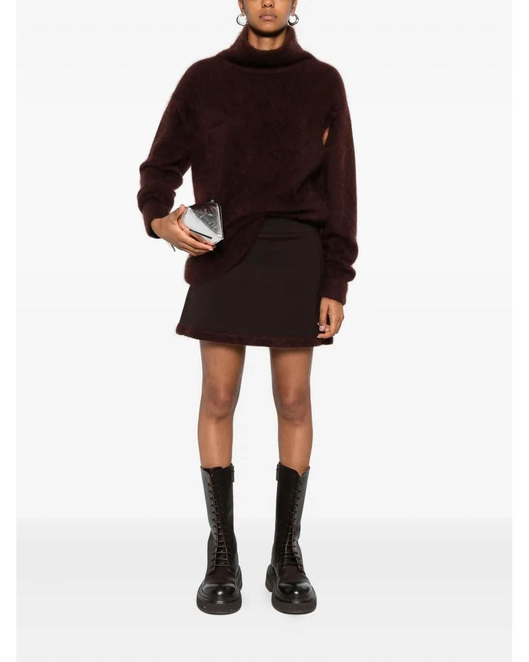 Dorothee Schumacher Brown Turtleneck Sweater