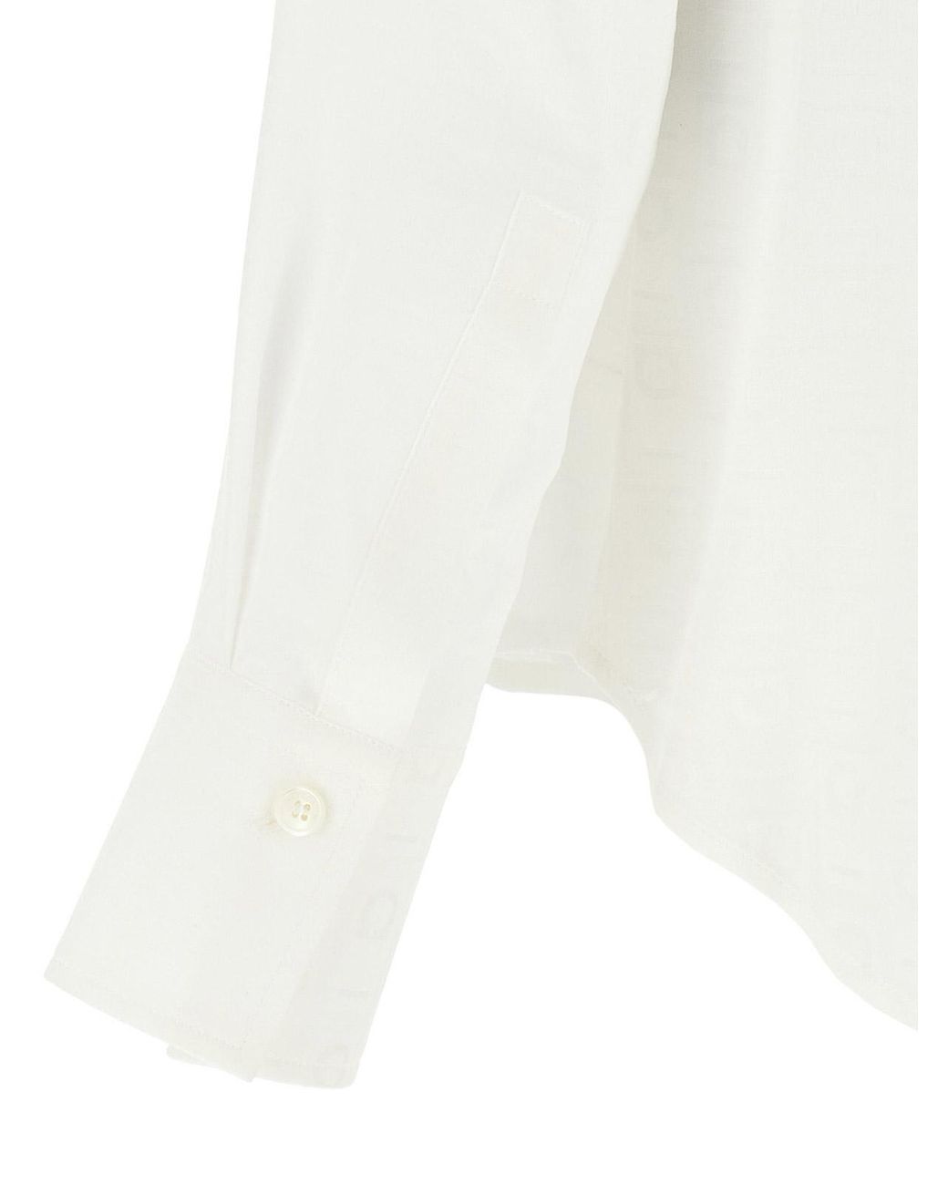 Ferragamo White Monogram Shirt