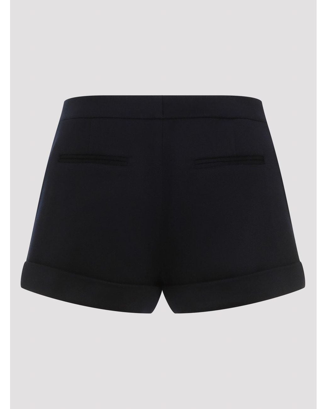 Tom Ford Black Virgin Wool Bermudas