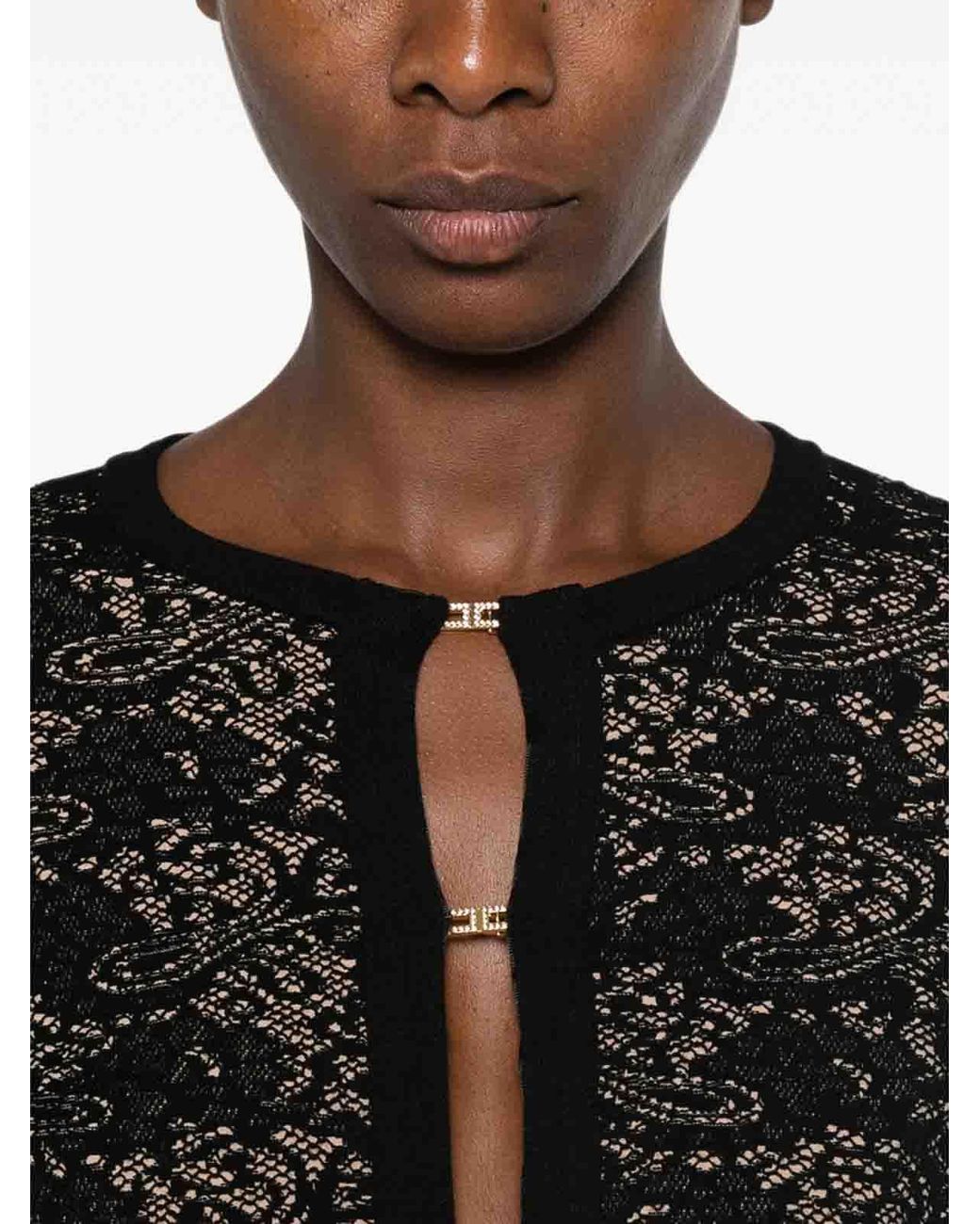 Elisabetta Franchi Black Sweater