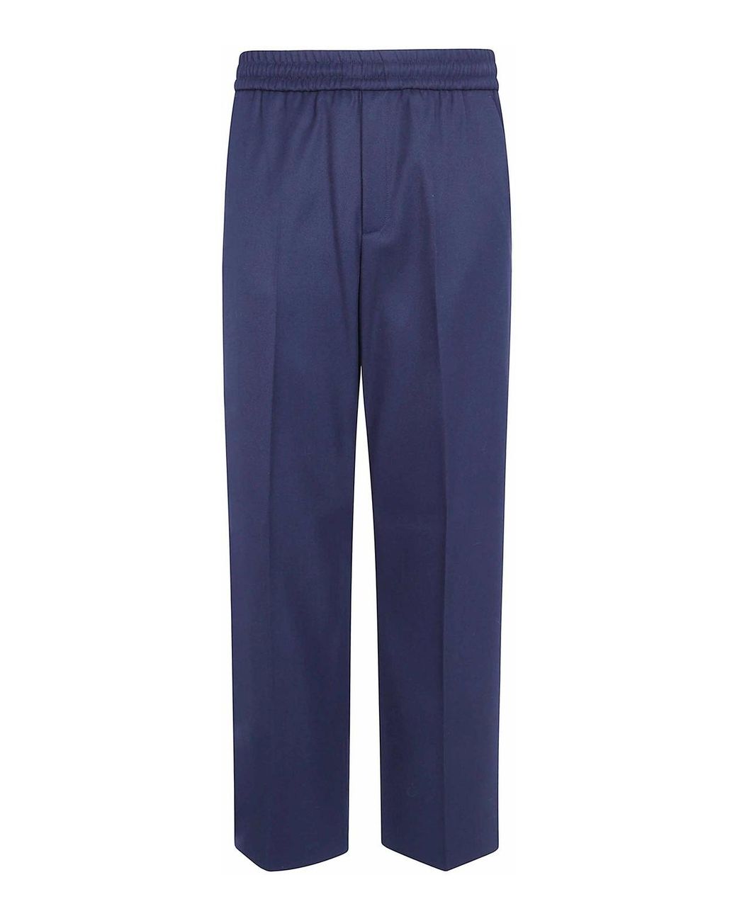 Golden Goose Deluxe Brand Blue Lennon Jogging Pant Compact Wool Blend for men
