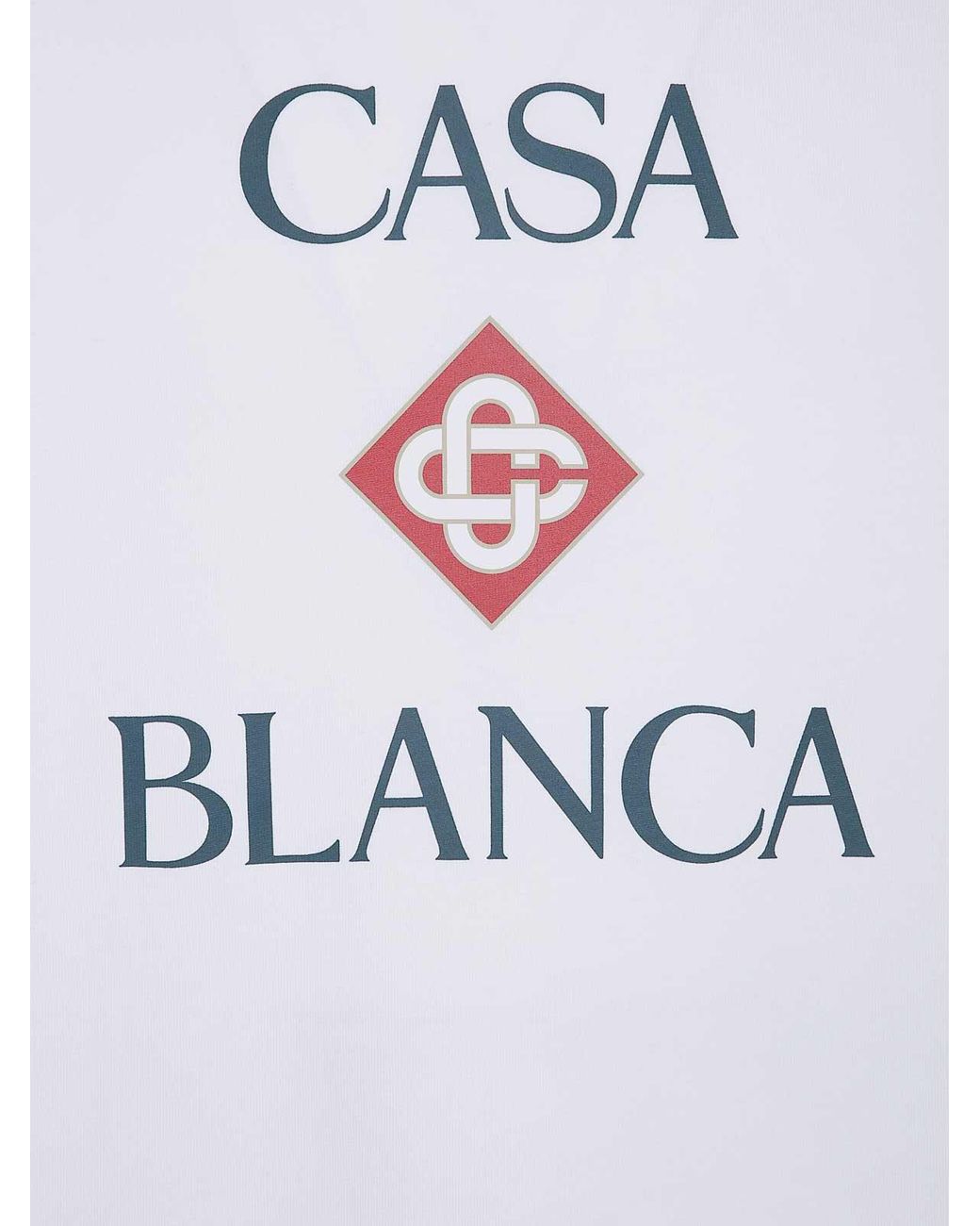 Casablanca White Classic T-Shirt for men