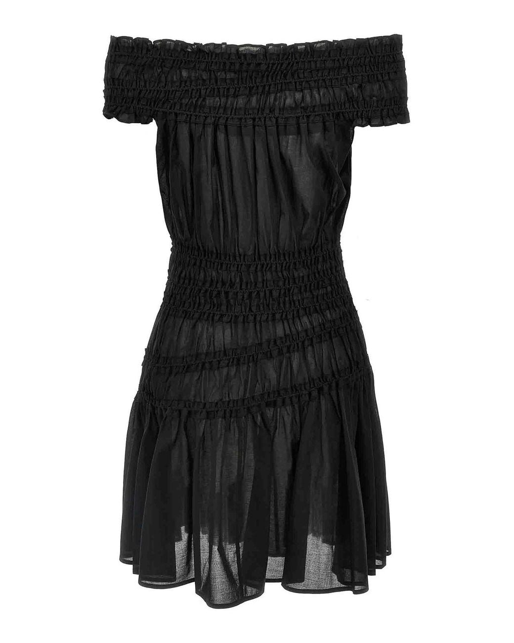 Tory Burch Black Off-The-Shoulder Dress